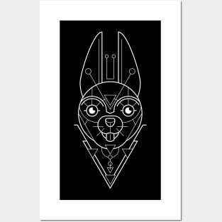 Rabbit Sacred Geometry Posters and Art